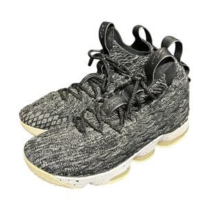 Nike LeBron XV Black/White Oreo Ashes 897648 002‎ Basketball Shoes Men’s Size 9